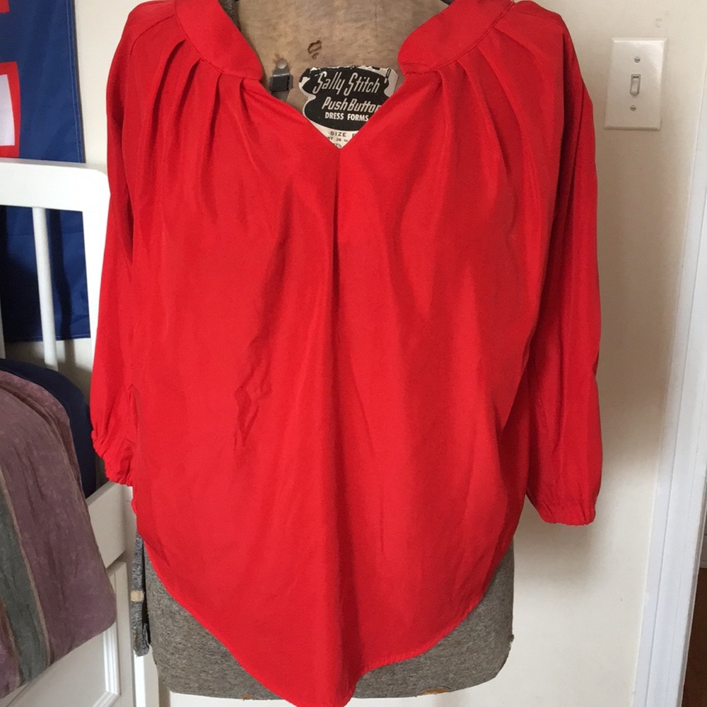 Beautiful red blouse
